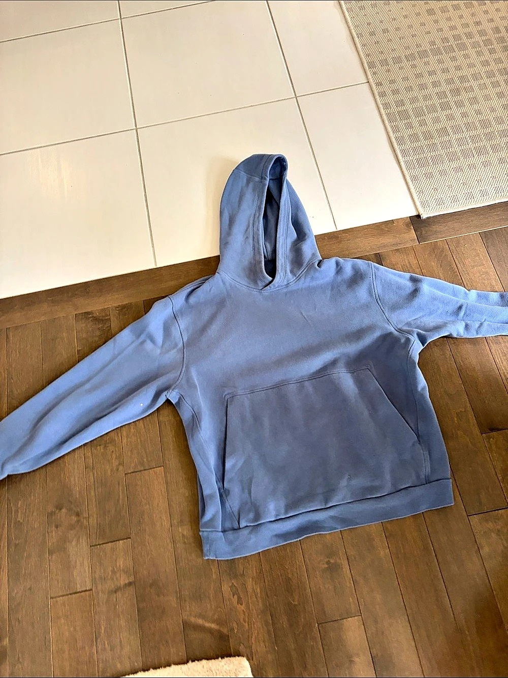 Yeezy Gap Perfect Hoodie Blue Pullover Hoodie